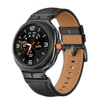 Dây Đồng Hồ Da Thật Đầu Kim Loại, Cho Samsung Galaxy Watch8 / Watch8 Classic