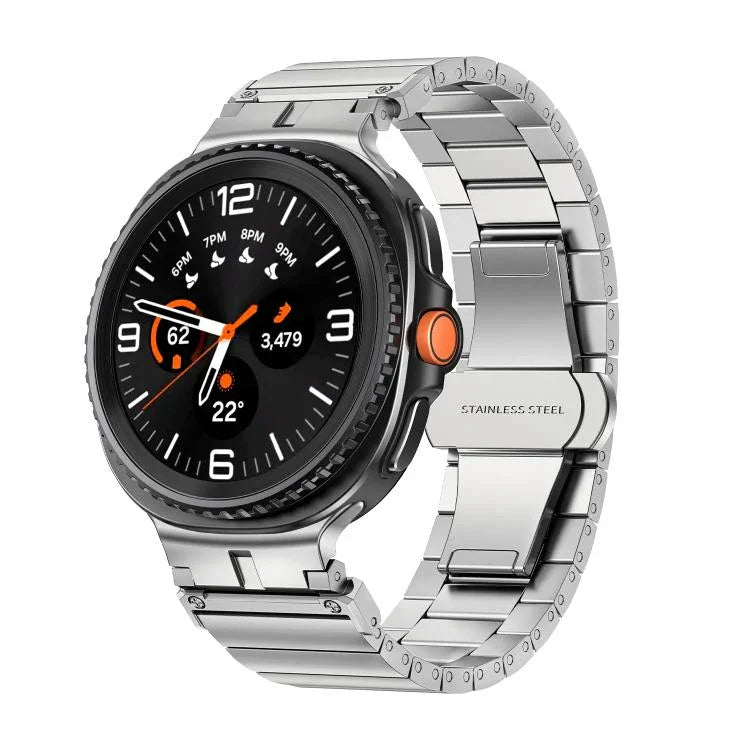 Dây Đồng Hồ Thép Không Gỉ Khớp Tre, Cho Samsung Galaxy Watch8 / Watch8 Classic