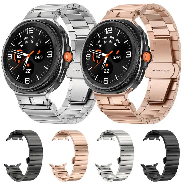 Dây Đồng Hồ Thép Không Gỉ Khớp Tre, Cho Samsung Galaxy Watch8 / Watch8 Classic