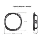 ENKAY Hat-Prince Ốp Đồng Hồ PC Tích Hợp Kính Cường Lực Bao Phủ Toàn Bộ, Cho Samsung Galaxy Watch8 44mm, Cho Samsung Galaxy Watch8 40mm