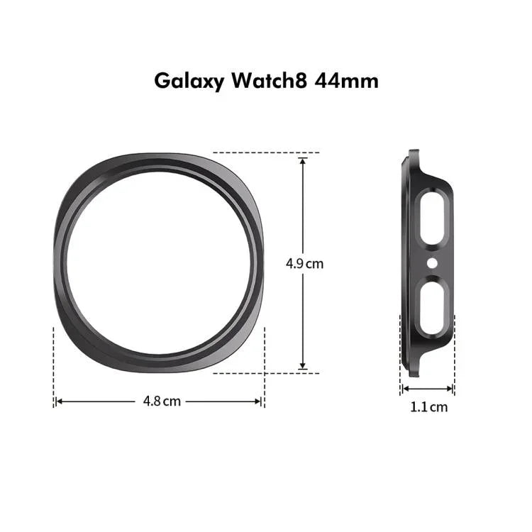 ENKAY Hat-Prince Ốp Đồng Hồ PC Tích Hợp Kính Cường Lực Bao Phủ Toàn Bộ, Cho Samsung Galaxy Watch8 44mm, Cho Samsung Galaxy Watch8 40mm