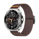 Bull Bead Buckle Elastic Nylon Watch Band, For Samsung Galaxy Watch8 / Watch8 Classic