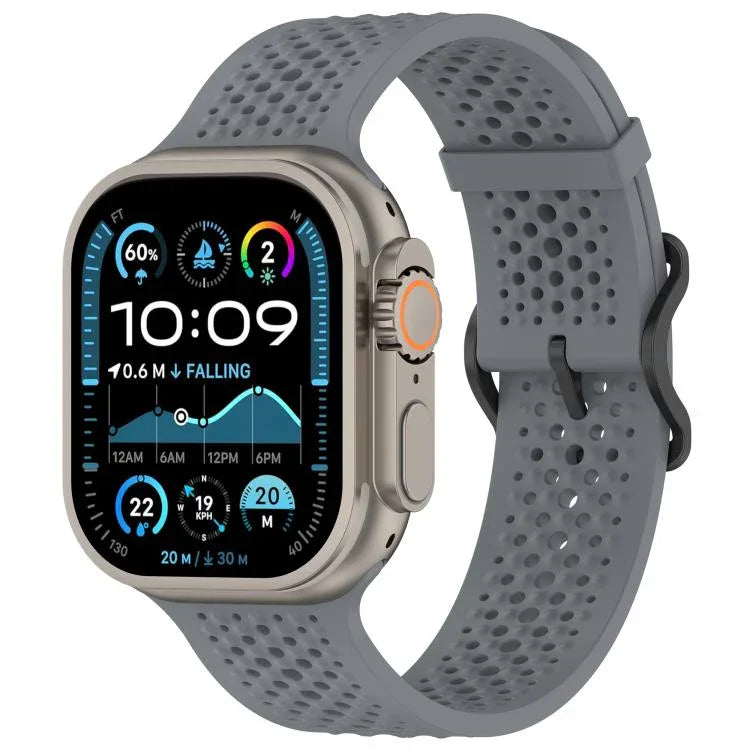 Dây đồng hồ silicone lỗ thoáng khí, Dành cho Apple Watch 46mm / 49mm / 45mm / 44mm