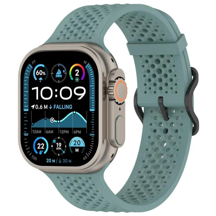 Dây đồng hồ silicone lỗ thoáng khí, Dành cho Apple Watch 46mm / 49mm / 45mm / 44mm