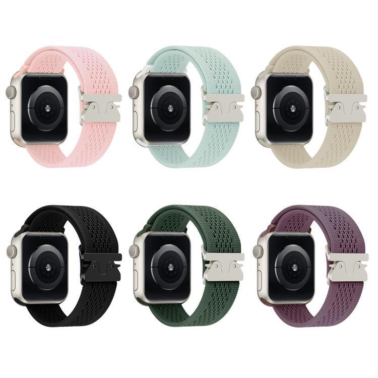 Dây đồng hồ nylon dệt khóa dù, Dành cho Apple Watch 46mm / 49mm / 45mm / 44mm, Dành cho Apple Watch 42mm / 41mm / 40mm / 38mm