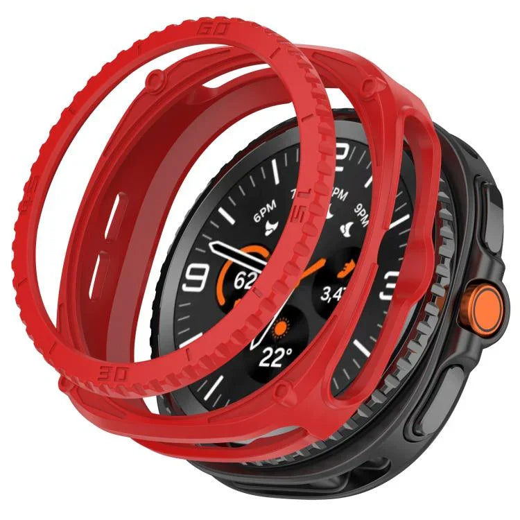 Ốp bảo vệ đồng hồ TPU kiểu giáp rỗng, Dành cho Samsung Galaxy Watch8 Classic 46mm, Dành cho Samsung Galaxy Watch8 44mm, Dành cho Samsung Galaxy Watch8 40mm