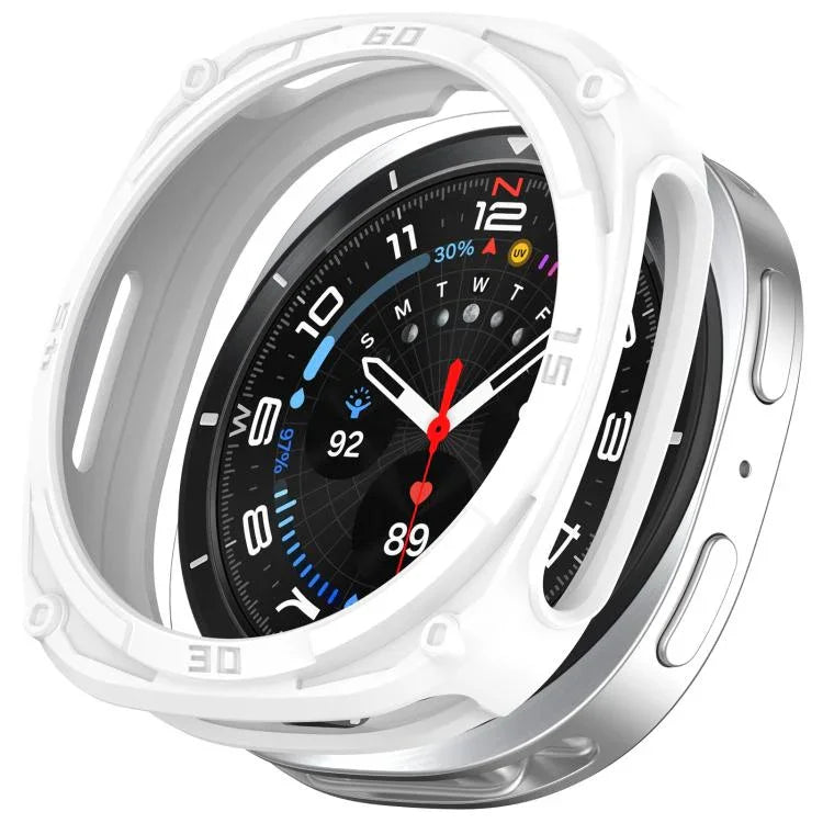 Ốp bảo vệ đồng hồ TPU kiểu giáp rỗng, Dành cho Samsung Galaxy Watch8 Classic 46mm, Dành cho Samsung Galaxy Watch8 44mm, Dành cho Samsung Galaxy Watch8 40mm