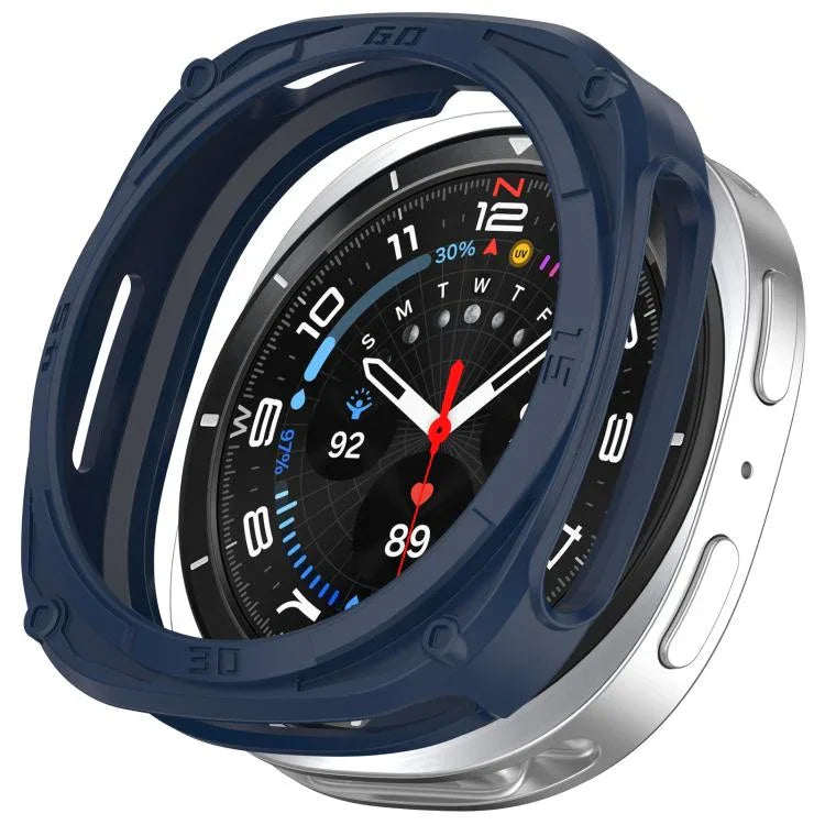 Ốp bảo vệ đồng hồ TPU kiểu giáp rỗng, Dành cho Samsung Galaxy Watch8 Classic 46mm, Dành cho Samsung Galaxy Watch8 44mm, Dành cho Samsung Galaxy Watch8 40mm