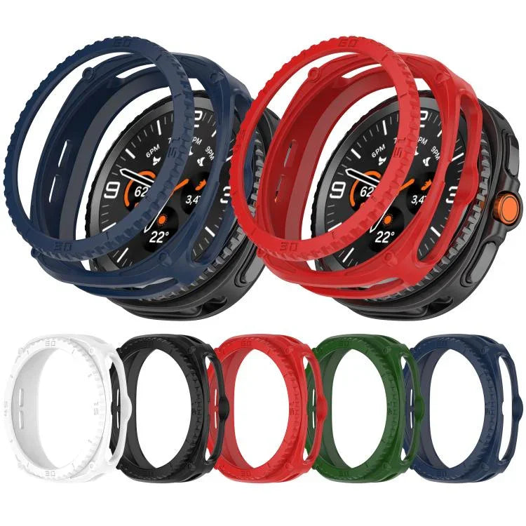 Ốp bảo vệ đồng hồ TPU kiểu giáp rỗng, Dành cho Samsung Galaxy Watch8 Classic 46mm, Dành cho Samsung Galaxy Watch8 44mm, Dành cho Samsung Galaxy Watch8 40mm