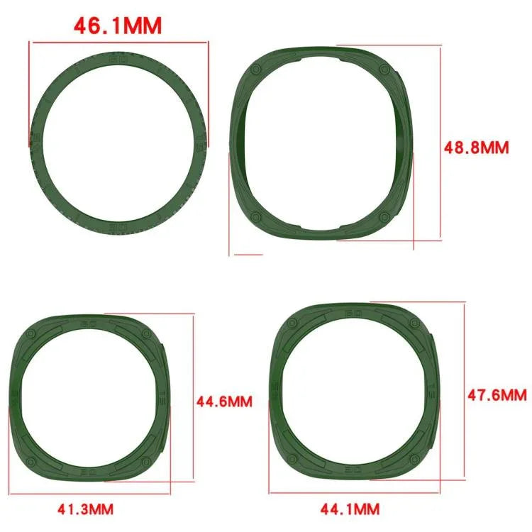 Ốp bảo vệ đồng hồ TPU kiểu giáp rỗng, Dành cho Samsung Galaxy Watch8 Classic 46mm, Dành cho Samsung Galaxy Watch8 44mm, Dành cho Samsung Galaxy Watch8 40mm