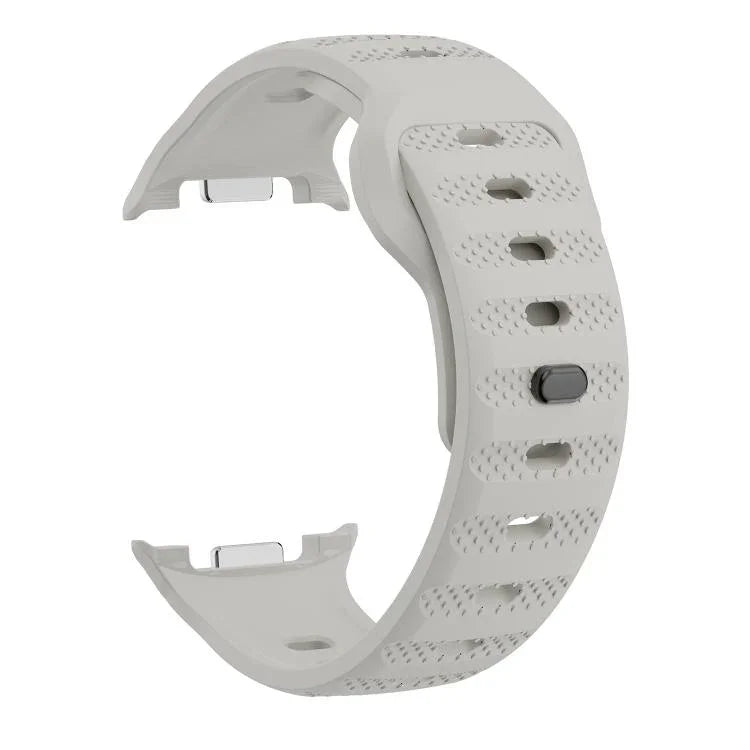 Dây đồng hồ silicone khóa đen họa tiết chấm bi, Dành cho Samsung Galaxy Watch8 / Watch8 Classic