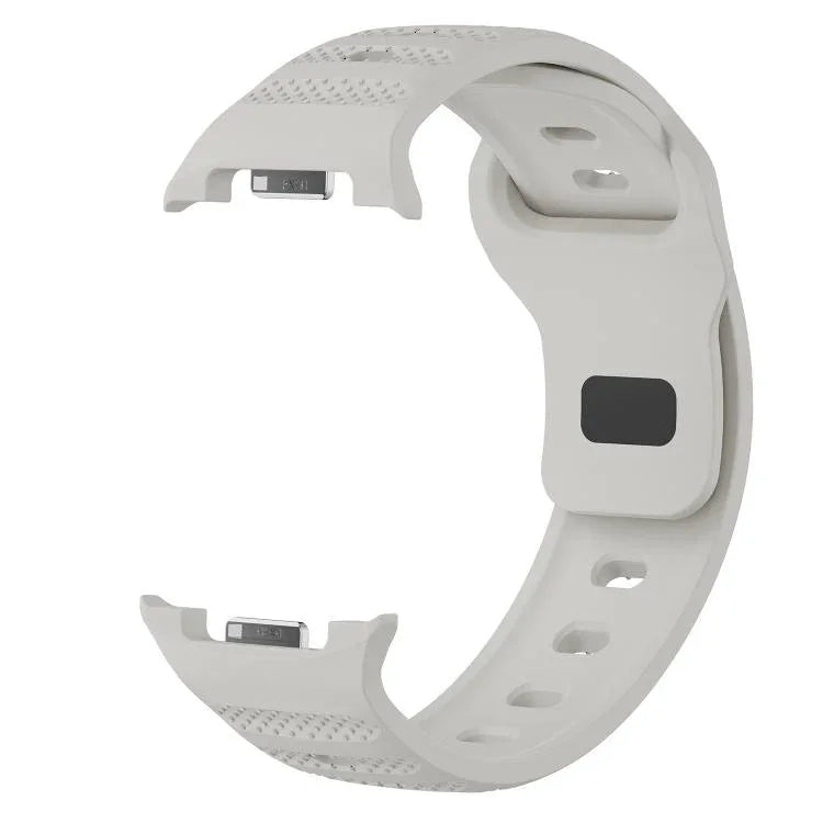 Dây đồng hồ silicone khóa đen họa tiết chấm bi, Dành cho Samsung Galaxy Watch8 / Watch8 Classic