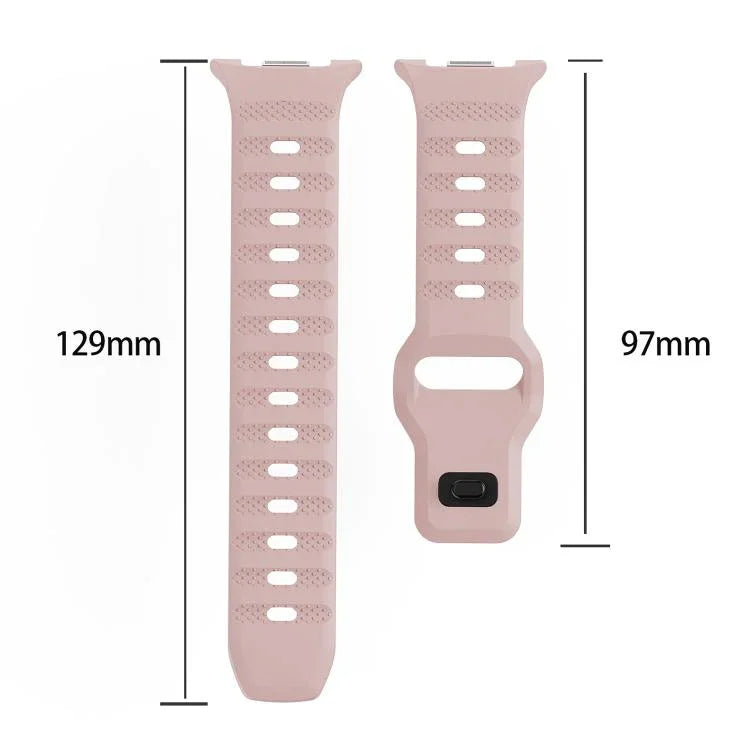 Dây đồng hồ silicone khóa đen họa tiết chấm bi, Dành cho Samsung Galaxy Watch8 / Watch8 Classic