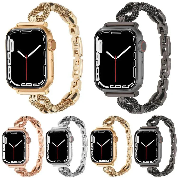 Dây đồng hồ kim loại mắt xích đồng, Dành cho Apple Watch 46mm / 49mm / 45mm / 44mm, Dành cho Apple Watch 42mm / 41mm / 40mm / 38mm