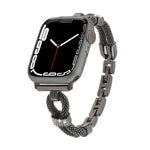 Dây đồng hồ kim loại mắt xích đồng đính kim cương, Dành cho Apple Watch 46mm / 49mm / 45mm / 44mm, Dành cho Apple Watch 42mm / 41mm / 40mm / 38mm