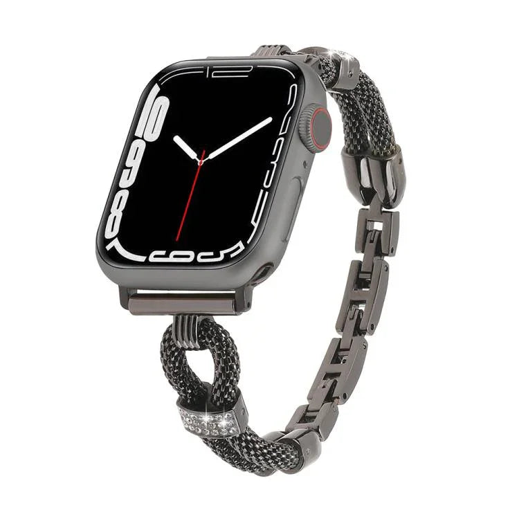 Dây đồng hồ kim loại mắt xích đồng đính kim cương, Dành cho Apple Watch 46mm / 49mm / 45mm / 44mm, Dành cho Apple Watch 42mm / 41mm / 40mm / 38mm