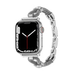 Dây đồng hồ kim loại mắt xích đồng đính kim cương, Dành cho Apple Watch 46mm / 49mm / 45mm / 44mm, Dành cho Apple Watch 42mm / 41mm / 40mm / 38mm