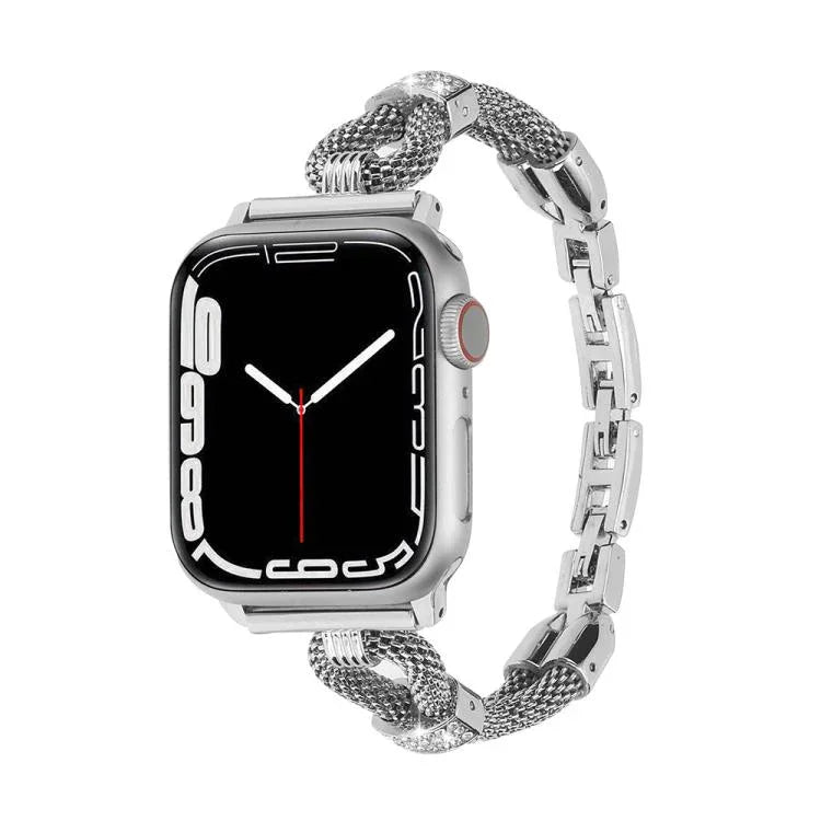 Dây đồng hồ kim loại mắt xích đồng đính kim cương, Dành cho Apple Watch 46mm / 49mm / 45mm / 44mm, Dành cho Apple Watch 42mm / 41mm / 40mm / 38mm
