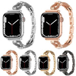 Dây đồng hồ kim loại mắt xích đồng đính kim cương, Dành cho Apple Watch 46mm / 49mm / 45mm / 44mm, Dành cho Apple Watch 42mm / 41mm / 40mm / 38mm