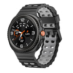 Dây đồng hồ silicone hai màu kiểu khóa nhả nhanh phong cách đại dương, dành cho Samsung Galaxy Watch8 / Watch8 Classic