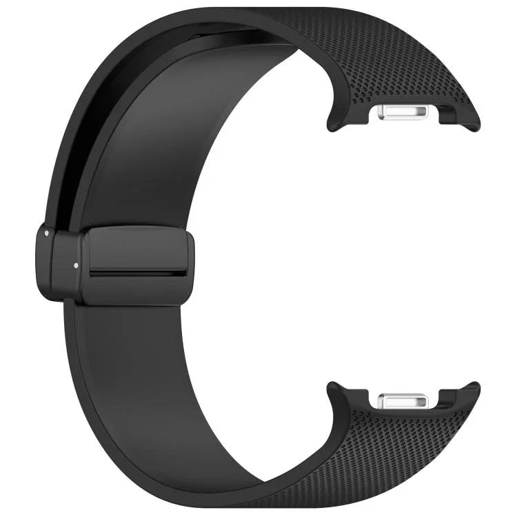 Dây đồng hồ silicone khóa nam châm họa tiết kẻ nhỏ, Dành cho Samsung Galaxy Watch8 / Watch8 Classic