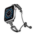 Dây đồng hồ hợp kim kẽm vòng tay kim cương hình chữ U, Dành cho Apple Watch 46mm / 49mm / 45mm / 44mm, Dành cho Apple Watch 42mm / 41mm / 40mm / 38mm