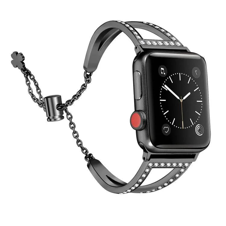 Dây đồng hồ hợp kim kẽm kim cương hình chữ V, Dành cho Apple Watch 46mm / 49mm / 45mm / 44mm, Dành cho Apple Watch 42mm / 41mm / 40mm / 38mm