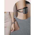 Dây đồng hồ hợp kim kẽm kim cương hình chữ V, Dành cho Apple Watch 46mm / 49mm / 45mm / 44mm, Dành cho Apple Watch 42mm / 41mm / 40mm / 38mm