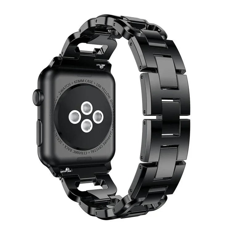 Dây đồng hồ hợp kim kẽm kim cương vuông, Dành cho Apple Watch 46mm / 49mm / 45mm / 44mm, Dành cho Apple Watch 42mm / 41mm / 40mm / 38mm