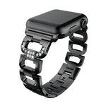 Dây đồng hồ hợp kim kẽm kim cương vuông, Dành cho Apple Watch 46mm / 49mm / 45mm / 44mm, Dành cho Apple Watch 42mm / 41mm / 40mm / 38mm