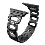 Dây đồng hồ hợp kim kẽm kim cương vuông, Dành cho Apple Watch 46mm / 49mm / 45mm / 44mm, Dành cho Apple Watch 42mm / 41mm / 40mm / 38mm