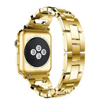 Dây đồng hồ hợp kim kẽm kim cương vuông, Dành cho Apple Watch 46mm / 49mm / 45mm / 44mm, Dành cho Apple Watch 42mm / 41mm / 40mm / 38mm