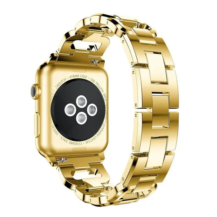 Dây đồng hồ hợp kim kẽm kim cương vuông, Dành cho Apple Watch 46mm / 49mm / 45mm / 44mm, Dành cho Apple Watch 42mm / 41mm / 40mm / 38mm