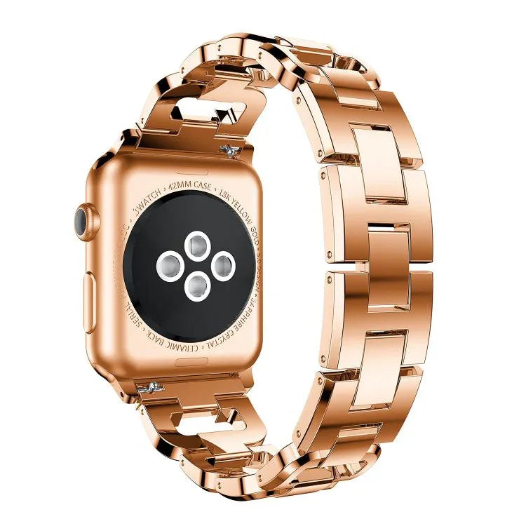 Dây đồng hồ hợp kim kẽm kim cương vuông, Dành cho Apple Watch 46mm / 49mm / 45mm / 44mm, Dành cho Apple Watch 42mm / 41mm / 40mm / 38mm