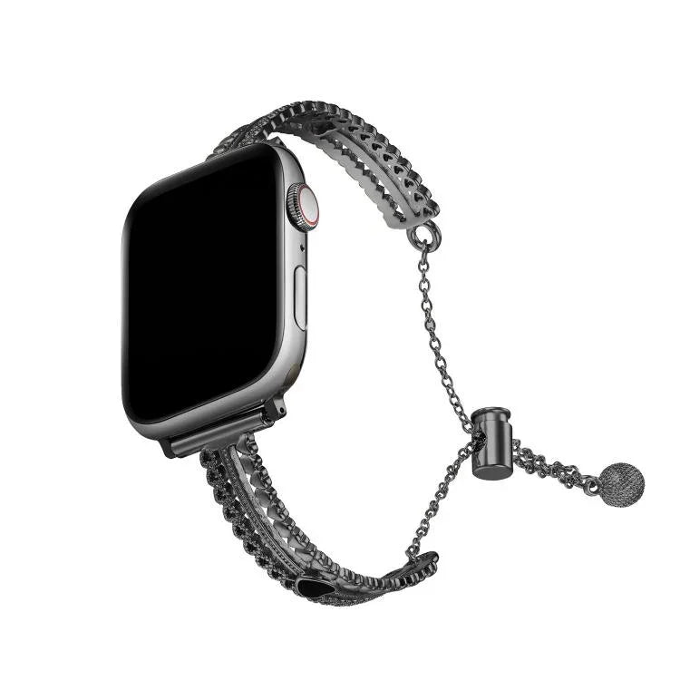 Dây đồng hồ hợp kim kẽm vòng tay tình yêu đá trắng, Dành cho Apple Watch 46mm / 49mm / 45mm / 44mm, Dành cho Apple Watch 42mm / 41mm / 40mm / 38mm