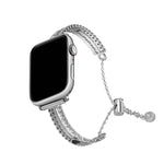 Dây đồng hồ hợp kim kẽm vòng tay tình yêu đá trắng, Dành cho Apple Watch 46mm / 49mm / 45mm / 44mm, Dành cho Apple Watch 42mm / 41mm / 40mm / 38mm