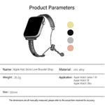 Dây đồng hồ hợp kim kẽm vòng tay tình yêu đá trắng, Dành cho Apple Watch 46mm / 49mm / 45mm / 44mm, Dành cho Apple Watch 42mm / 41mm / 40mm / 38mm
