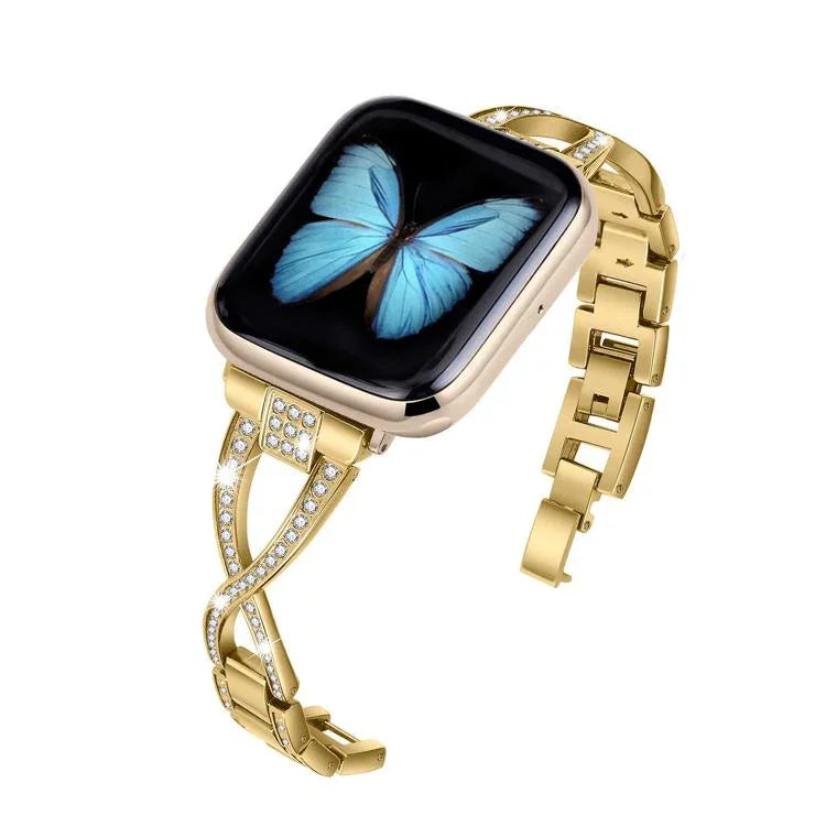 Dây đồng hồ hợp kim kẽm kim cương chéo, Dành cho Apple Watch 46mm / 49mm / 45mm / 44mm, Dành cho Apple Watch 42mm / 41mm / 40mm / 38mm
