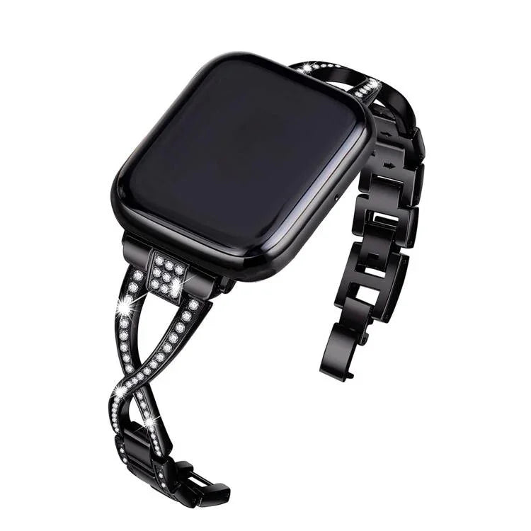 Dây đồng hồ hợp kim kẽm kim cương chéo, Dành cho Apple Watch 46mm / 49mm / 45mm / 44mm, Dành cho Apple Watch 42mm / 41mm / 40mm / 38mm