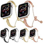 Dây đồng hồ hợp kim kẽm đồng lông vũ kim loại, Dành cho Apple Watch 46mm / 49mm / 45mm / 44mm, Dành cho Apple Watch 42mm / 41mm / 40mm / 38mm