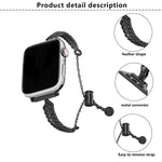 Dây đồng hồ hợp kim kẽm đồng lông vũ kim loại, Dành cho Apple Watch 46mm / 49mm / 45mm / 44mm, Dành cho Apple Watch 42mm / 41mm / 40mm / 38mm