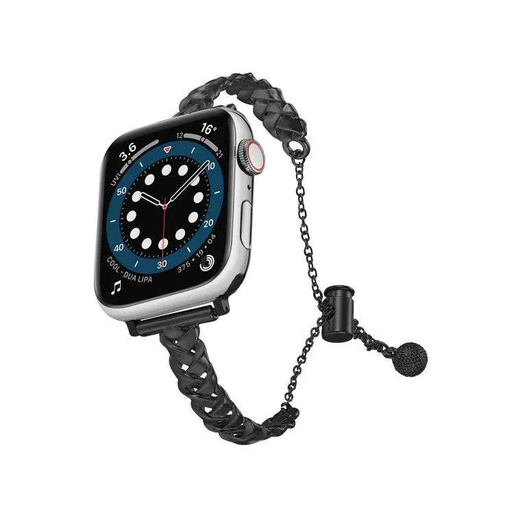 Dây đồng hồ hợp kim kẽm kim loại bóng bện, Dành cho Apple Watch 46mm / 49mm / 45mm / 44mm, Dành cho Apple Watch 42mm / 41mm / 40mm / 38mm