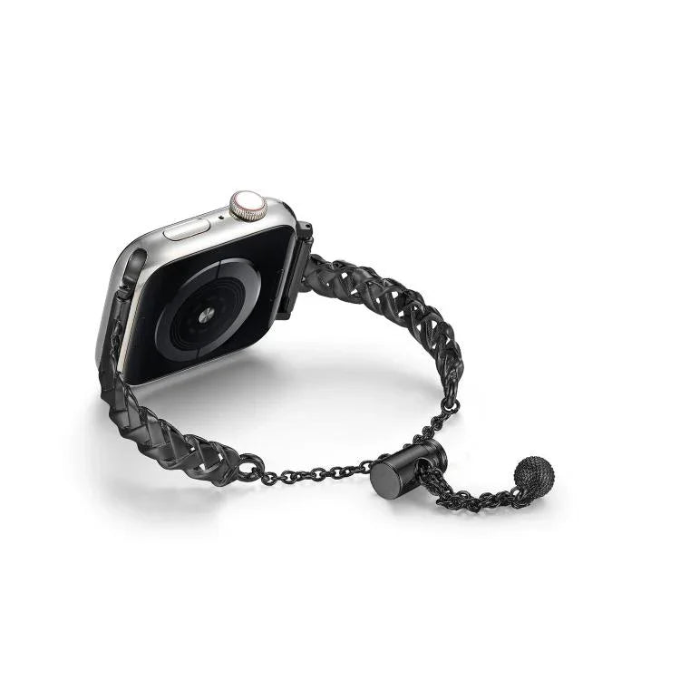 Dây đồng hồ hợp kim kẽm kim loại bóng bện, Dành cho Apple Watch 46mm / 49mm / 45mm / 44mm, Dành cho Apple Watch 42mm / 41mm / 40mm / 38mm