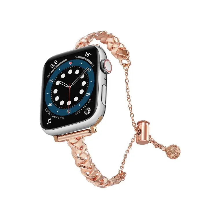 Dây đồng hồ hợp kim kẽm kim loại bóng bện, Dành cho Apple Watch 46mm / 49mm / 45mm / 44mm, Dành cho Apple Watch 42mm / 41mm / 40mm / 38mm