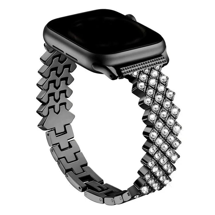 Dây đồng hồ hợp kim kẽm kim cương hình thoi, Dành cho Apple Watch 46mm / 49mm / 45mm / 44mm, Dành cho Apple Watch 42mm / 41mm / 40mm / 38mm