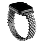 Dây đồng hồ hợp kim kẽm kim cương hình thoi, Dành cho Apple Watch 46mm / 49mm / 45mm / 44mm, Dành cho Apple Watch 42mm / 41mm / 40mm / 38mm