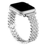 Dây đồng hồ hợp kim kẽm kim cương hình thoi, Dành cho Apple Watch 46mm / 49mm / 45mm / 44mm, Dành cho Apple Watch 42mm / 41mm / 40mm / 38mm