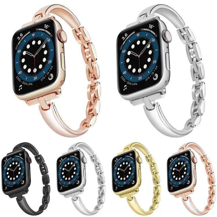 Dây đồng hồ hợp kim kẽm vòng tay kim loại, Dành cho Apple Watch 46mm / 49mm / 45mm / 44mm, Dành cho Apple Watch 42mm / 41mm / 40mm / 38mm