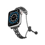 Dây đồng hồ hợp kim kẽm chuỗi vòng đôi, Dành cho Apple Watch 46mm / 49mm / 45mm / 44mm, Dành cho Apple Watch 42mm / 41mm / 40mm / 38mm