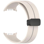 Dây đồng hồ silicone khóa nam châm gập, Dành cho Samsung Galaxy Watch8 / Watch8 Classic